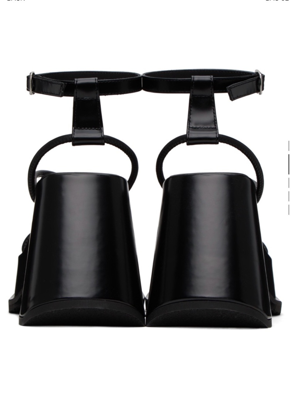 NWT Eytys Black Square-Toe Heels - Picture 8 of 8